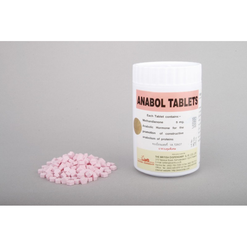 Anabol Tablets 5 mg/tab. (1000 tab.)