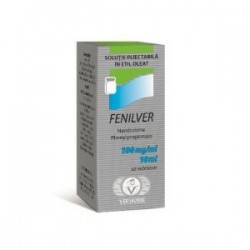 FENILVER – Injekčná liekovka 10 ml × 100 mg/ml Nandro-PP