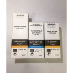 EFFECTIVE MASS PACK - Testosterone Enanthate, Methandienone, Anastrozole