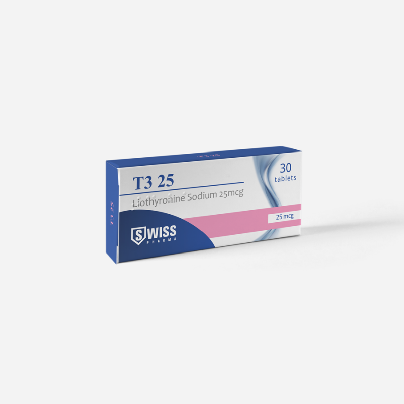 T3 SWISS PHARMA, 30tabs/ 25mcg T3 SWISS PHARMA, 30tabs/ 25mcg